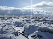 Top of Kinder in the snow