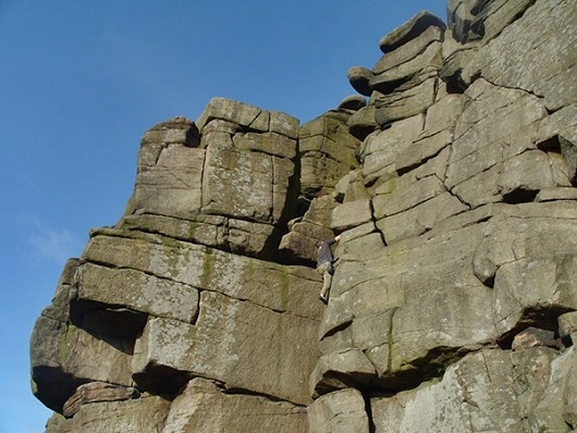 solo at stanage  © Peakpdr