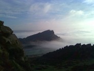 Perfect day at the Roaches - Hen Cloud in the Mist
