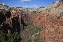 View From Angel's Landing, Zion Valley, Utah