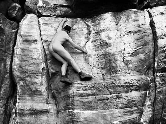 brixton climber in south sandstone.   © mario dos reiss