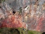The steep start of Certain Surprise at Split Rock Quarry