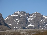 East face of An Teallach, from the Shenevall path