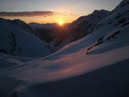 Sunset from the Silvretta Hut