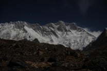 Lhotse at night