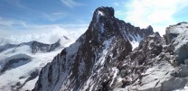 Biancograt, final summit section, Piz Bernina