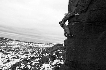 Technical but not pumpy gritstone is a style at which James has excelled.  © Alex Messenger