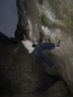 More font bouldering can't remember name of 7B