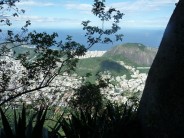 looking out over rio from the 2nd belay of k2