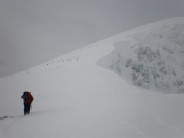 Another team heading up the South face of Ben Nevis