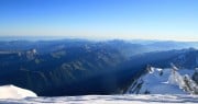 Upper Chamonix Valley from Mont Blanc