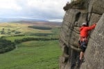 First Severe Lead :) 'Bishop's Route' Stanage, Popular.