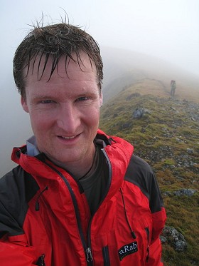 Wet and warm on Beinn Eibhinn; testing conditions for even the best jacket    © Dan Bailey