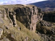 Right hand bay of Crowden Great Quarry