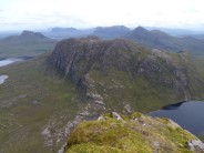 View from prow of Sgurr an Fhidhlier