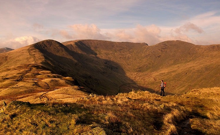 Looking to the Fairfield Horsehoe from Heron Pike  © Nicholas Livesey