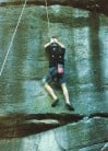 Climber J. Homewood - post knucle wrecking crux - circa 1992