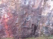 Mike Coles on the first (?) ascent of Smashingly Obvious!