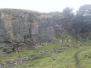 The right hand side of the quarry