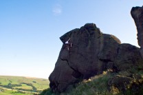 Evening Soloing at Ramshaw Rocks