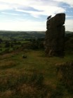 A summers evening solo of the Alport Stone.