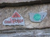 The routes have beautifully painted name plaques at the base<br>© Chrissi Igel