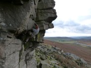 Gaz trying REALLY hard on unprintable. Stanage Popular