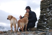 Michael at High Spy summit with Tobie and Jessie