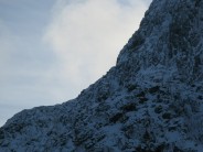 lone  figure  on North East  buttress