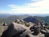 Ben Cruachan, summer, summit to ridge