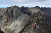 Cuillin Rooftop: on Sgurr Thearlaich<br>© kwoods