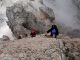 Looking down the final slab on the Tomaselli (VF)