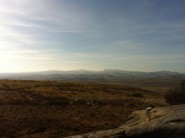 The Cheviot Hills in full sun, the same day as the amazing sunset (see other picture)