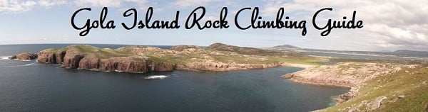 Gola island rock climbers guidebook  © Iain Miller