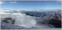 View from the summit of Stok Kangri, Ladakh