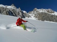 Fresh Tracks on the Vallee Blanche