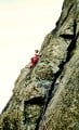 Tony Marr repeating "Marr's Variation" on Central Buttress, Scafell.2006.