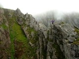 Scrambling on Pinnacle Ridge, Garbh Bheinn, with Scottish Hillwalkers and Activities Group (S.H.A.G)<br>© jjax