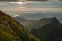 Striding Edge with Ullswater in the back ground