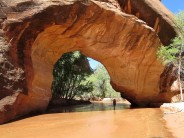 The Hayduke Trail - Coyote Arch in the wonderful Escalante area southern Utah