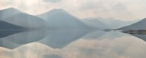 A very hazy Loch Quoich