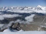 Pennine Alps from Alphubel summit