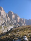 a climb in the dolomites