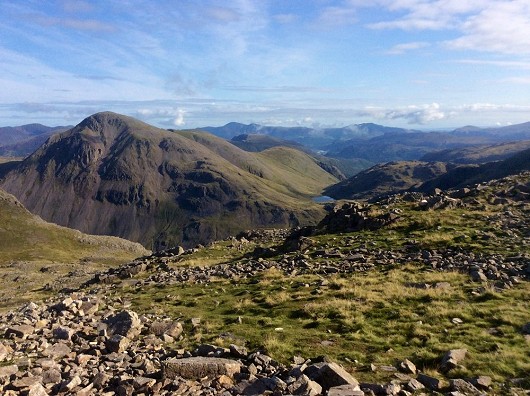 Great Gable seen from Scafell Pike.  © 2RoyalAnglian