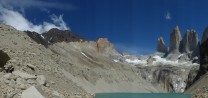 Torres del Paine, a sunny January