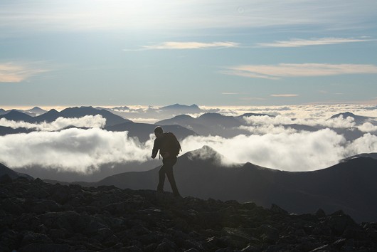 Lovely day on Ben Nevis. After climbing Ledge Route.  © JBradley