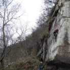 Calum moving up to the long stretch on Marbled In Stone.
