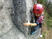 Kai Seth Robertson (5 years old) on Birthday Treat at Lysterfield Boulders.