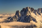 Aiguille Verte at Sunrise from the Tour Ronde