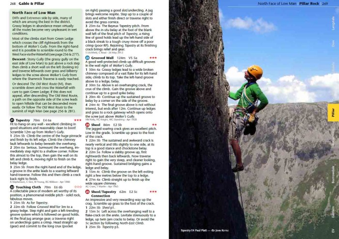 FRCC Lake District Climbing Guide Lakeland Rock Climbing Guidebook 